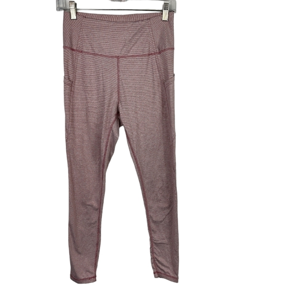 Danskin Pink Striped Leggings S